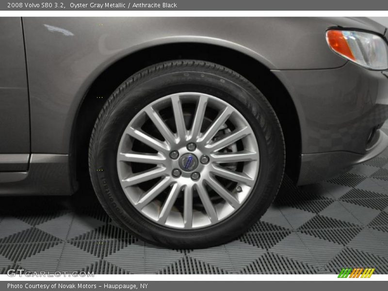 Oyster Gray Metallic / Anthracite Black 2008 Volvo S80 3.2