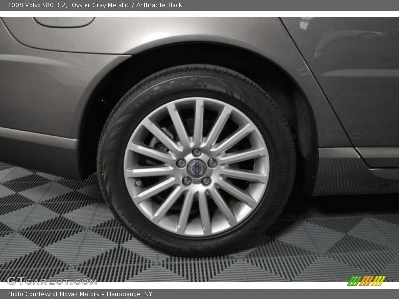 Oyster Gray Metallic / Anthracite Black 2008 Volvo S80 3.2