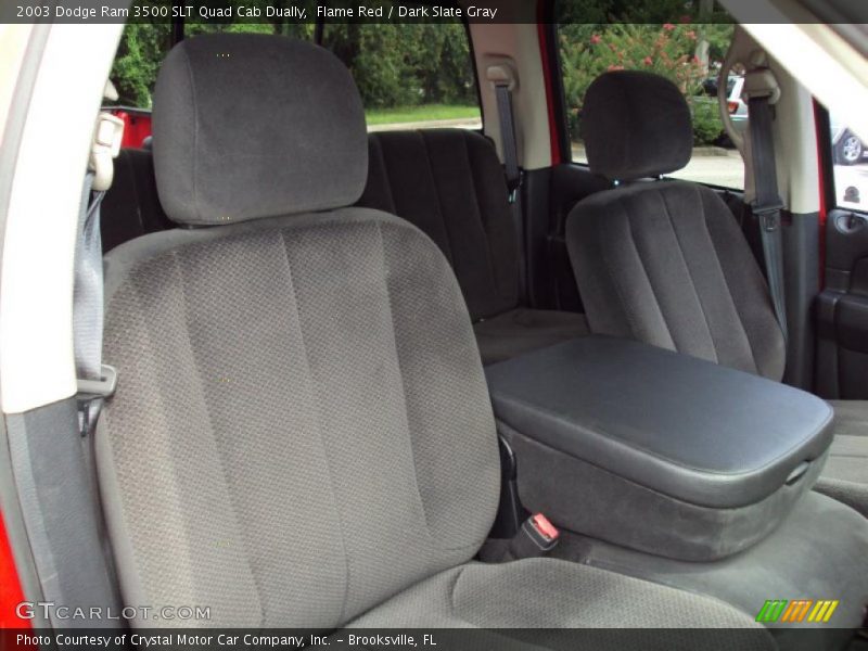 Flame Red / Dark Slate Gray 2003 Dodge Ram 3500 SLT Quad Cab Dually