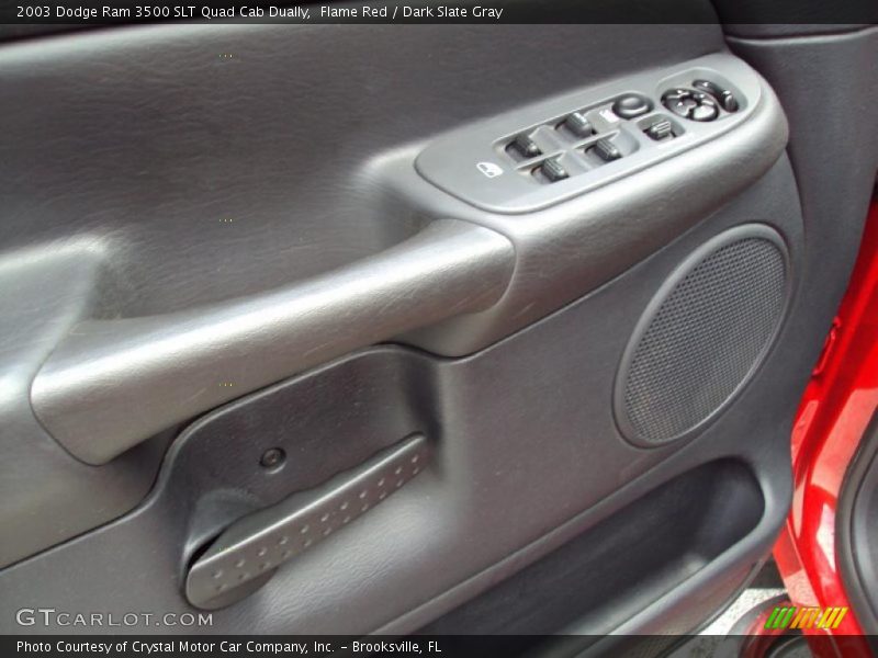 Flame Red / Dark Slate Gray 2003 Dodge Ram 3500 SLT Quad Cab Dually