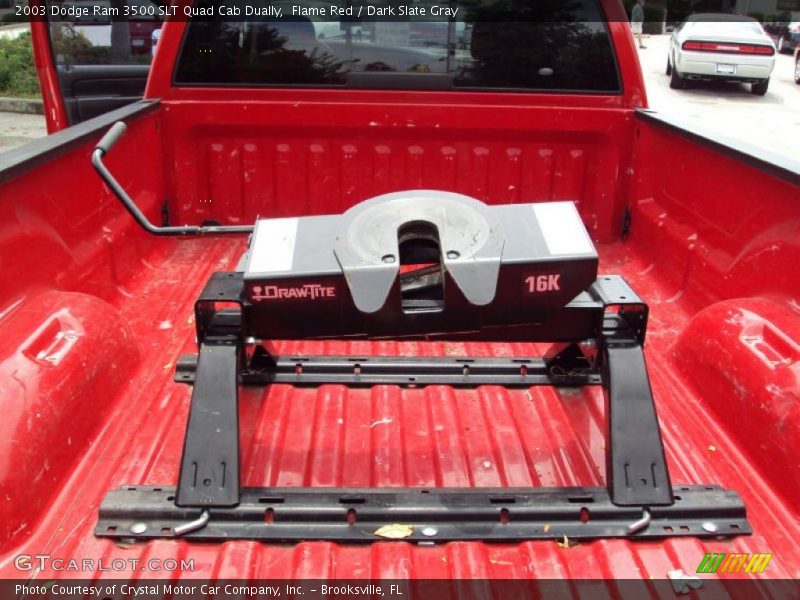 Flame Red / Dark Slate Gray 2003 Dodge Ram 3500 SLT Quad Cab Dually