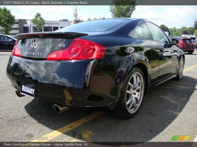 Black Obsidian / Graphite Black 2007 Infiniti G 35 Coupe