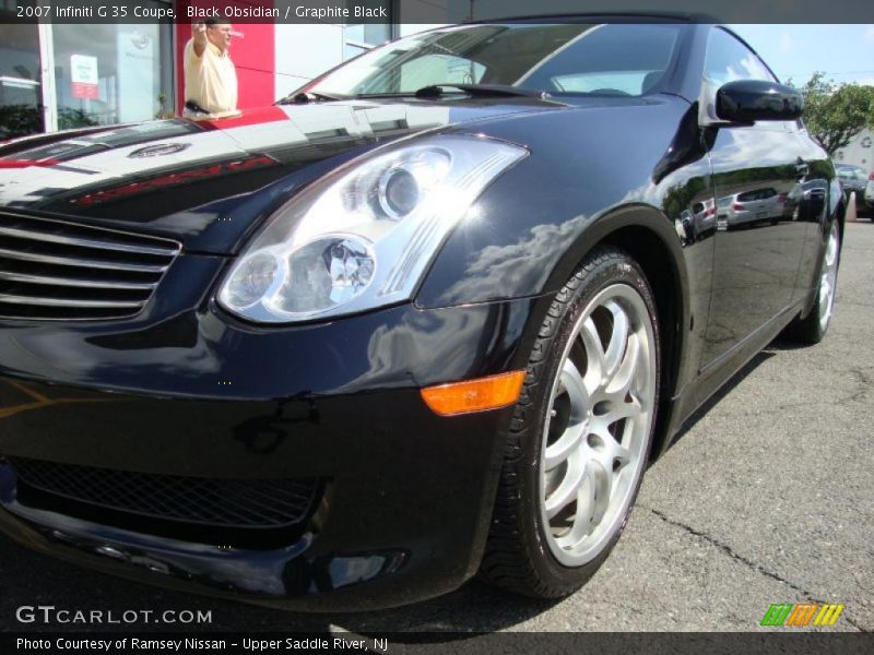 Black Obsidian / Graphite Black 2007 Infiniti G 35 Coupe