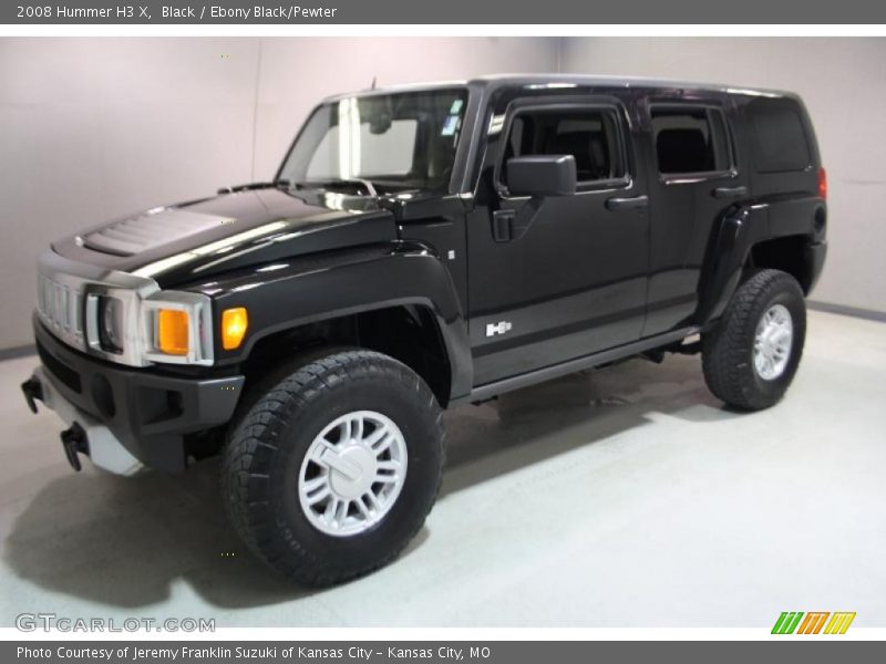 Black / Ebony Black/Pewter 2008 Hummer H3 X