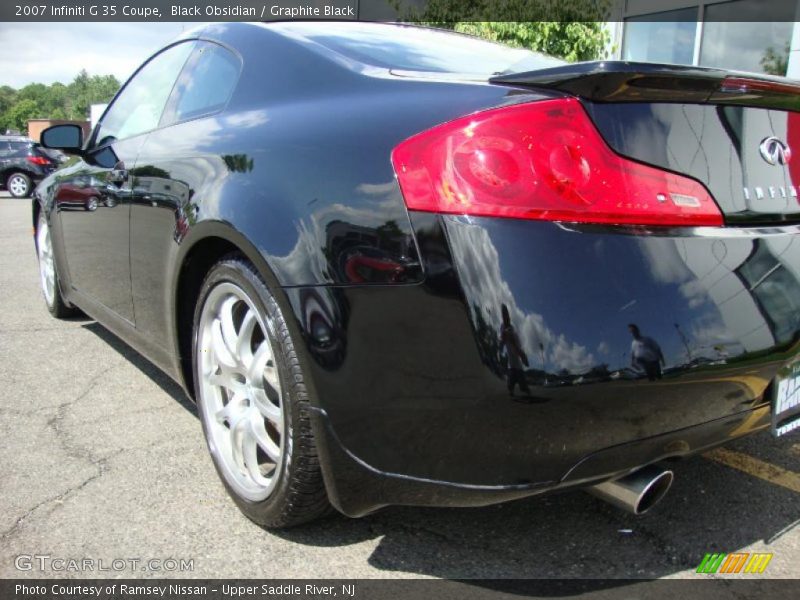 Black Obsidian / Graphite Black 2007 Infiniti G 35 Coupe