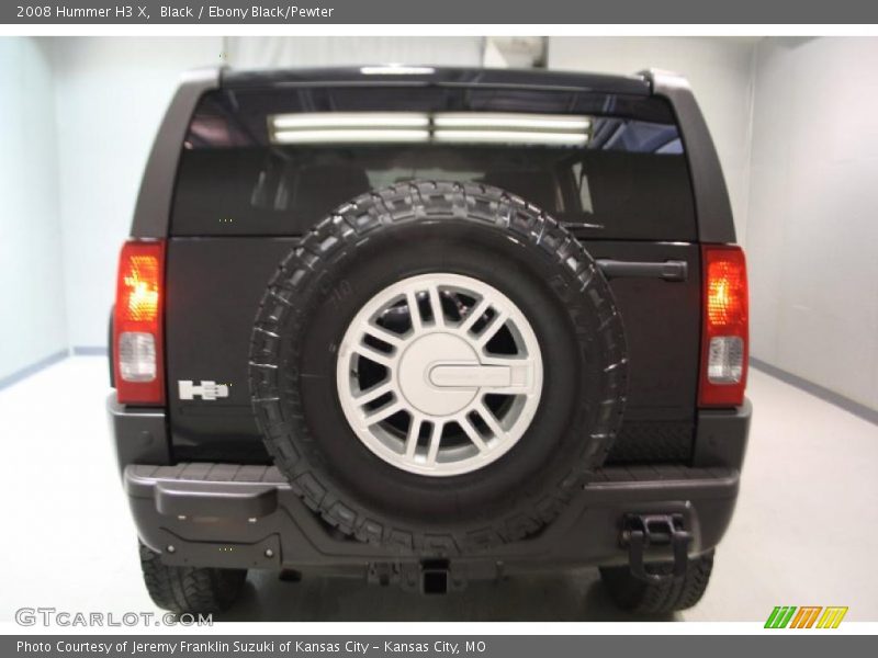 Black / Ebony Black/Pewter 2008 Hummer H3 X