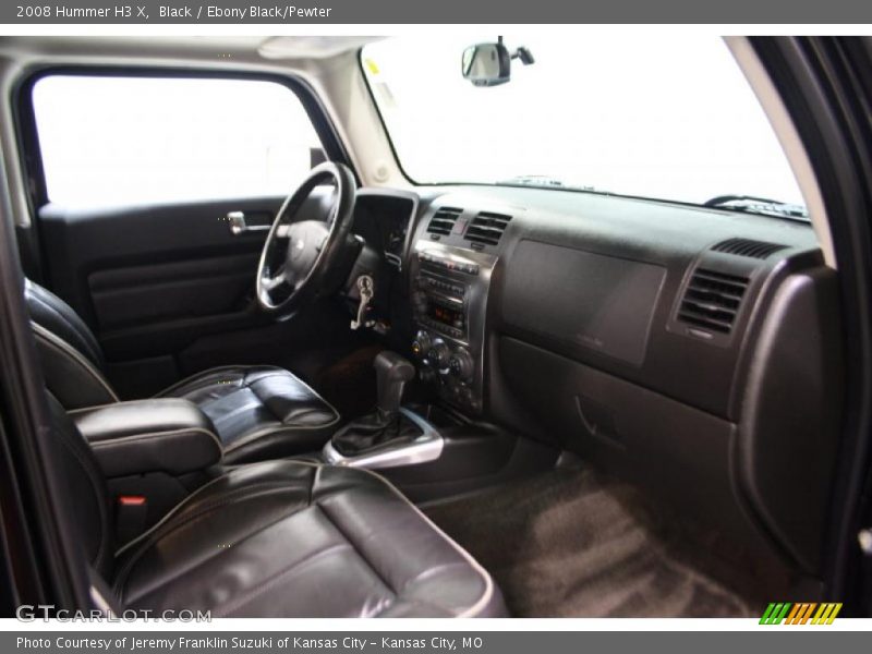 Black / Ebony Black/Pewter 2008 Hummer H3 X
