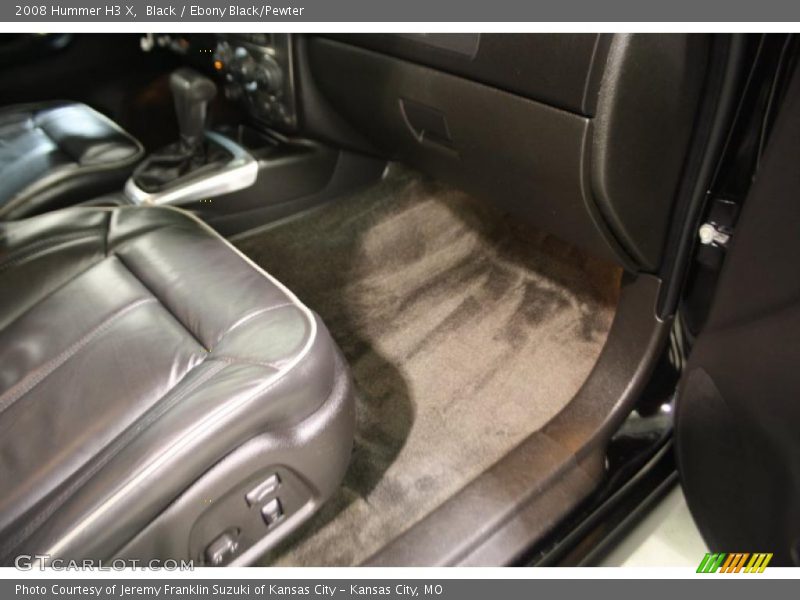 Black / Ebony Black/Pewter 2008 Hummer H3 X