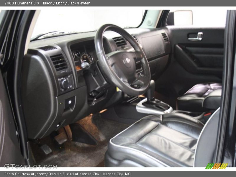 Black / Ebony Black/Pewter 2008 Hummer H3 X
