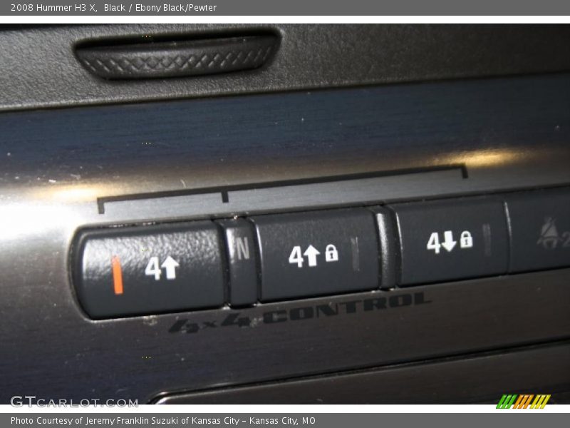 Black / Ebony Black/Pewter 2008 Hummer H3 X