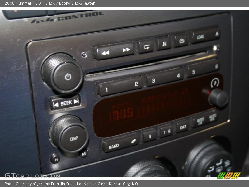 Black / Ebony Black/Pewter 2008 Hummer H3 X