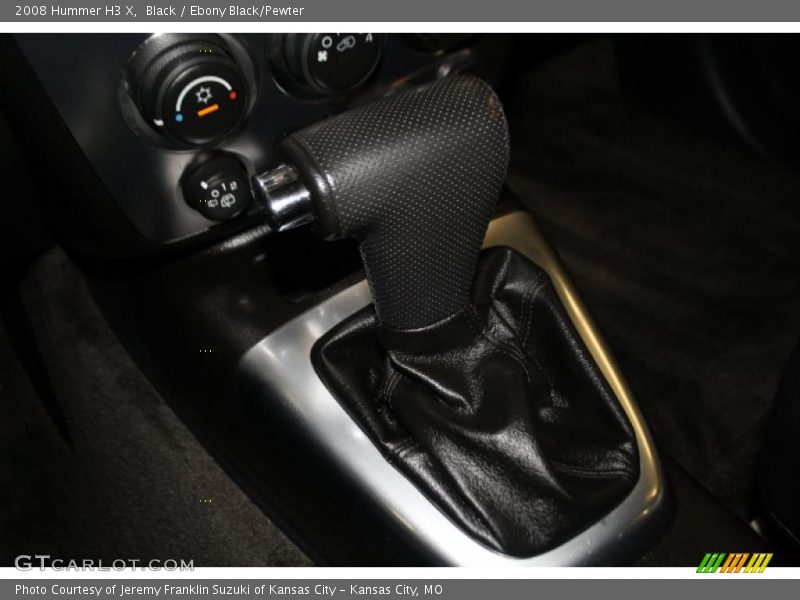 Black / Ebony Black/Pewter 2008 Hummer H3 X