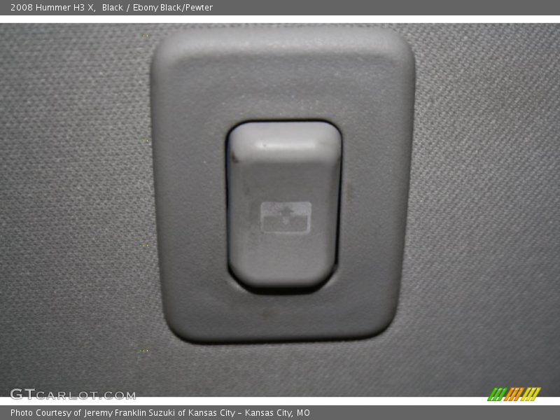 Black / Ebony Black/Pewter 2008 Hummer H3 X