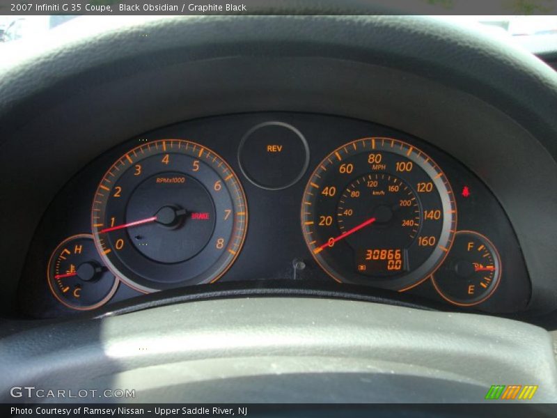 Black Obsidian / Graphite Black 2007 Infiniti G 35 Coupe
