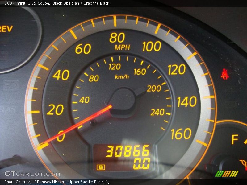Black Obsidian / Graphite Black 2007 Infiniti G 35 Coupe