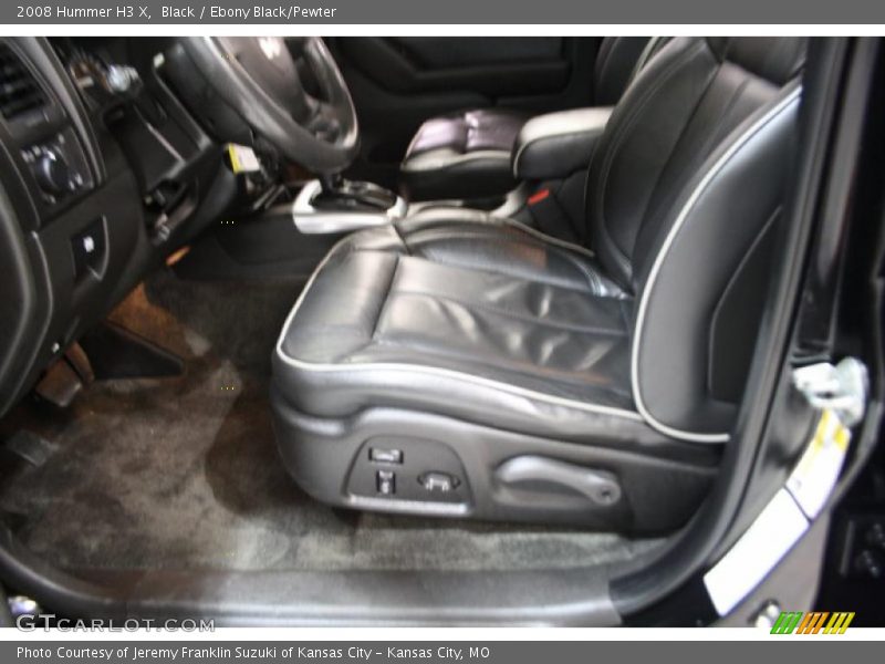 Black / Ebony Black/Pewter 2008 Hummer H3 X