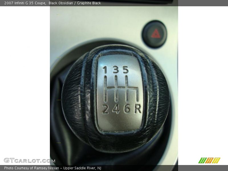 Black Obsidian / Graphite Black 2007 Infiniti G 35 Coupe