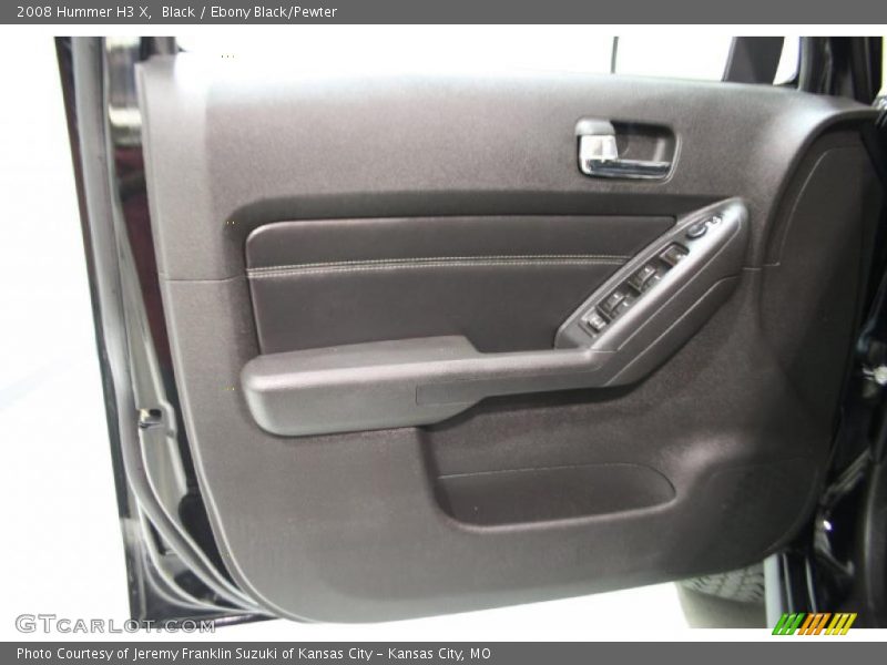 Black / Ebony Black/Pewter 2008 Hummer H3 X