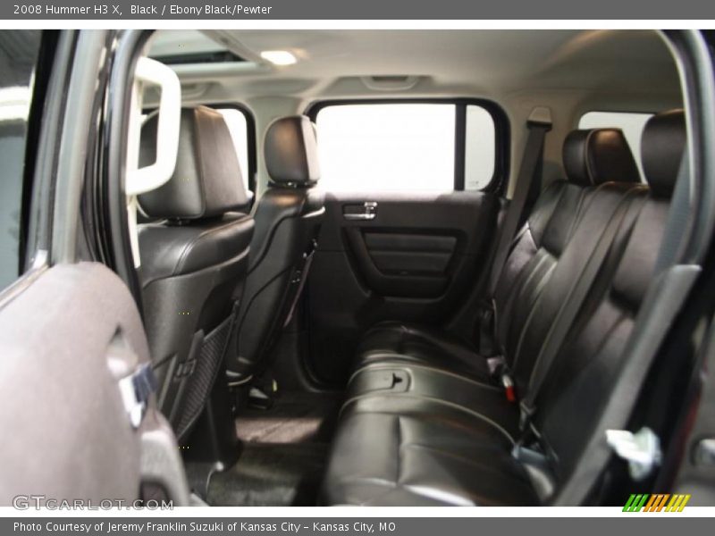 Black / Ebony Black/Pewter 2008 Hummer H3 X