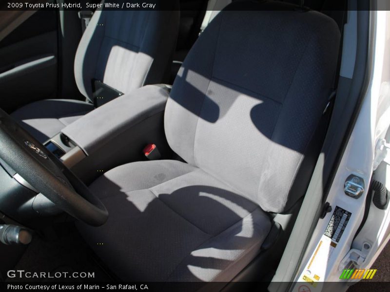 Super White / Dark Gray 2009 Toyota Prius Hybrid