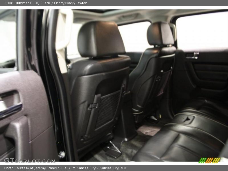 Black / Ebony Black/Pewter 2008 Hummer H3 X
