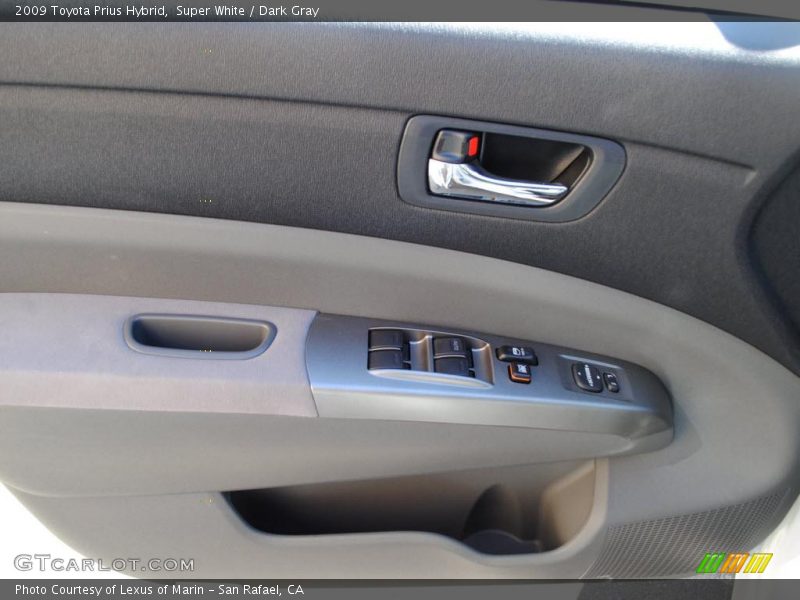 Super White / Dark Gray 2009 Toyota Prius Hybrid