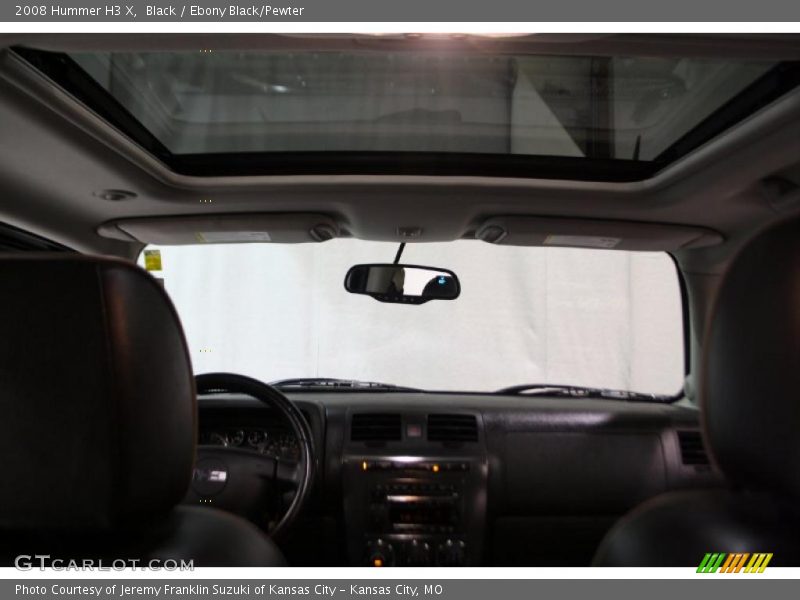 Black / Ebony Black/Pewter 2008 Hummer H3 X