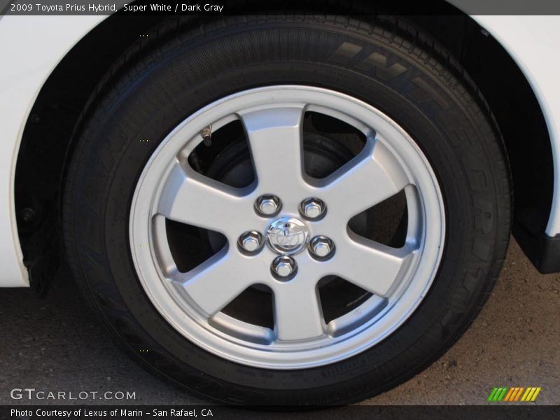 Super White / Dark Gray 2009 Toyota Prius Hybrid