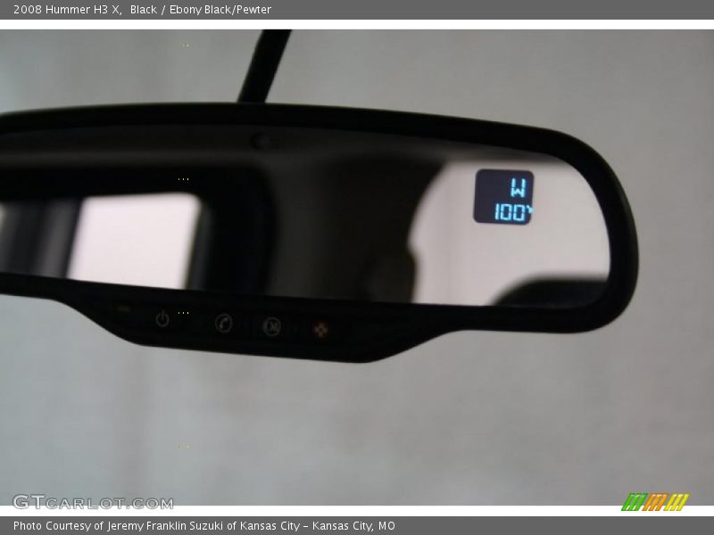 Black / Ebony Black/Pewter 2008 Hummer H3 X