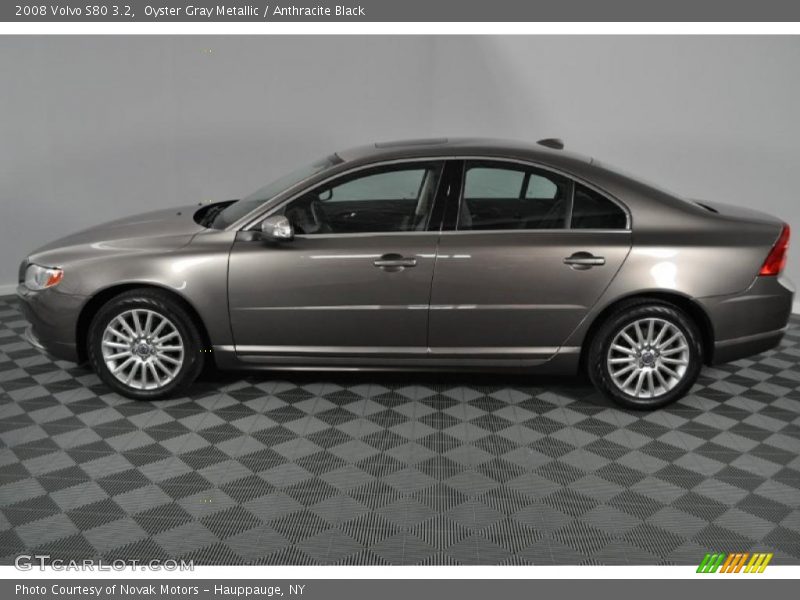 Oyster Gray Metallic / Anthracite Black 2008 Volvo S80 3.2