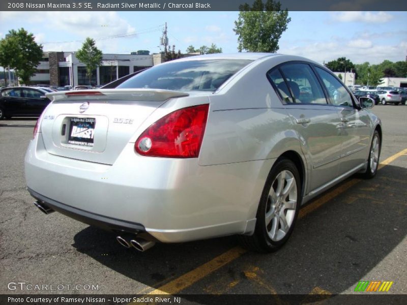 Radiant Silver Metallic / Charcoal Black 2008 Nissan Maxima 3.5 SE