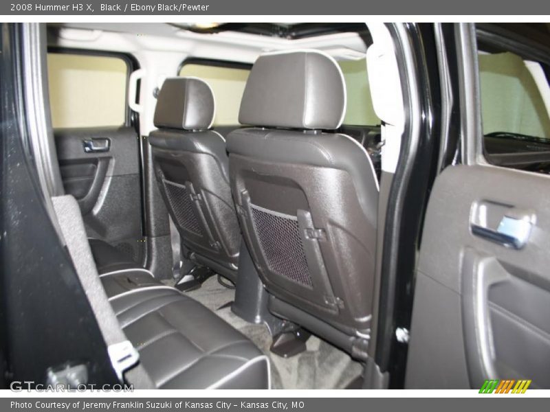 Black / Ebony Black/Pewter 2008 Hummer H3 X