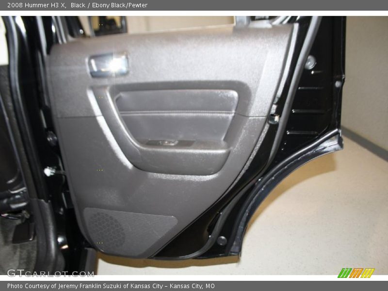 Black / Ebony Black/Pewter 2008 Hummer H3 X