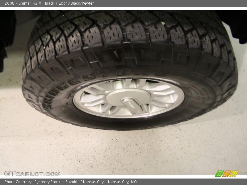 Black / Ebony Black/Pewter 2008 Hummer H3 X