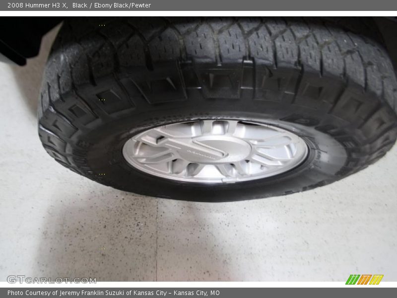 Black / Ebony Black/Pewter 2008 Hummer H3 X