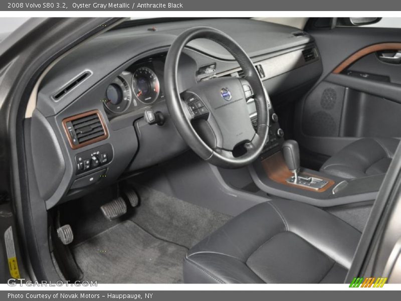 Oyster Gray Metallic / Anthracite Black 2008 Volvo S80 3.2