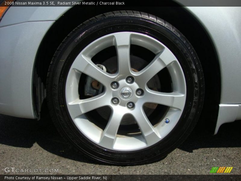 Radiant Silver Metallic / Charcoal Black 2008 Nissan Maxima 3.5 SE