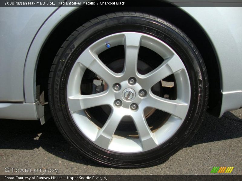 Radiant Silver Metallic / Charcoal Black 2008 Nissan Maxima 3.5 SE