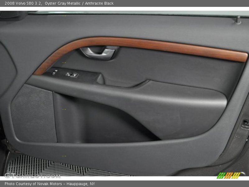 Oyster Gray Metallic / Anthracite Black 2008 Volvo S80 3.2