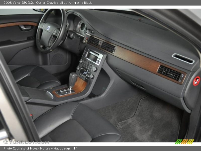 Oyster Gray Metallic / Anthracite Black 2008 Volvo S80 3.2