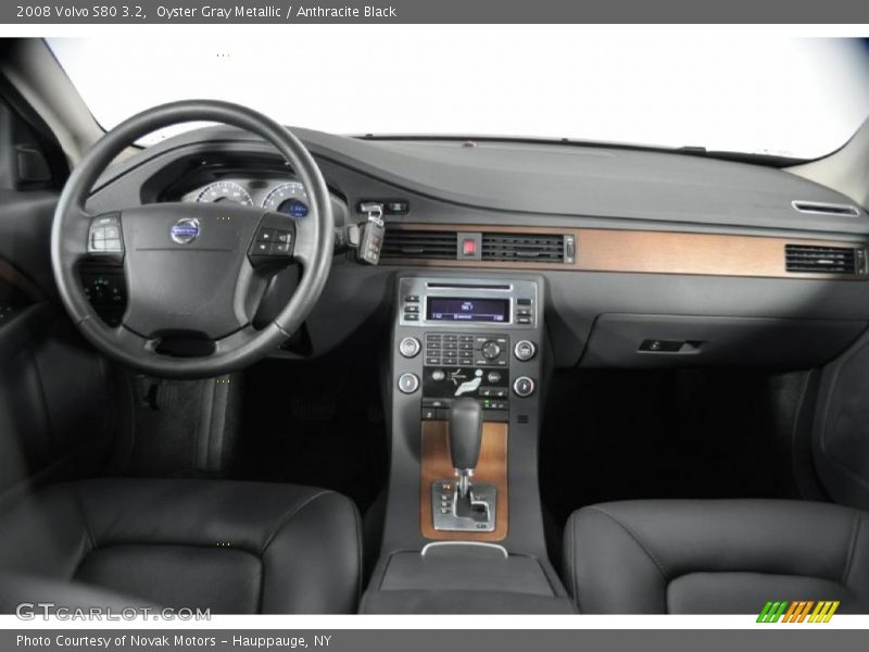 Oyster Gray Metallic / Anthracite Black 2008 Volvo S80 3.2