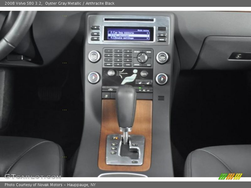 Oyster Gray Metallic / Anthracite Black 2008 Volvo S80 3.2