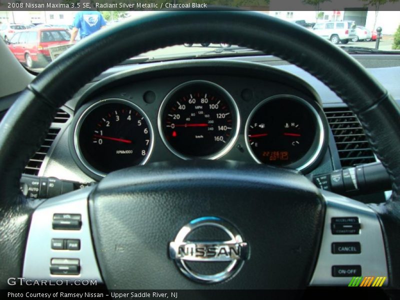 Radiant Silver Metallic / Charcoal Black 2008 Nissan Maxima 3.5 SE