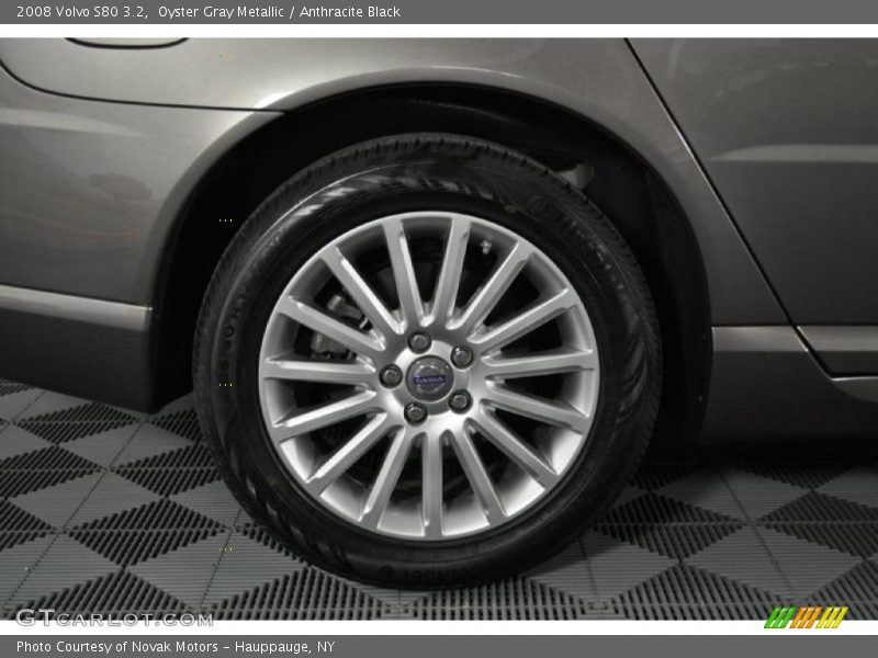 Oyster Gray Metallic / Anthracite Black 2008 Volvo S80 3.2
