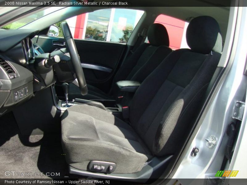 Radiant Silver Metallic / Charcoal Black 2008 Nissan Maxima 3.5 SE