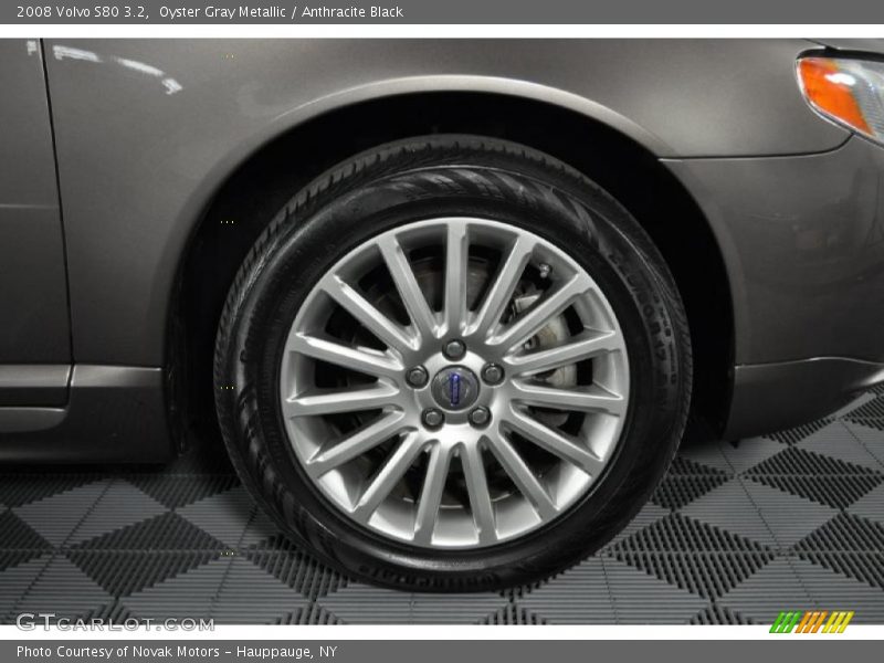 Oyster Gray Metallic / Anthracite Black 2008 Volvo S80 3.2