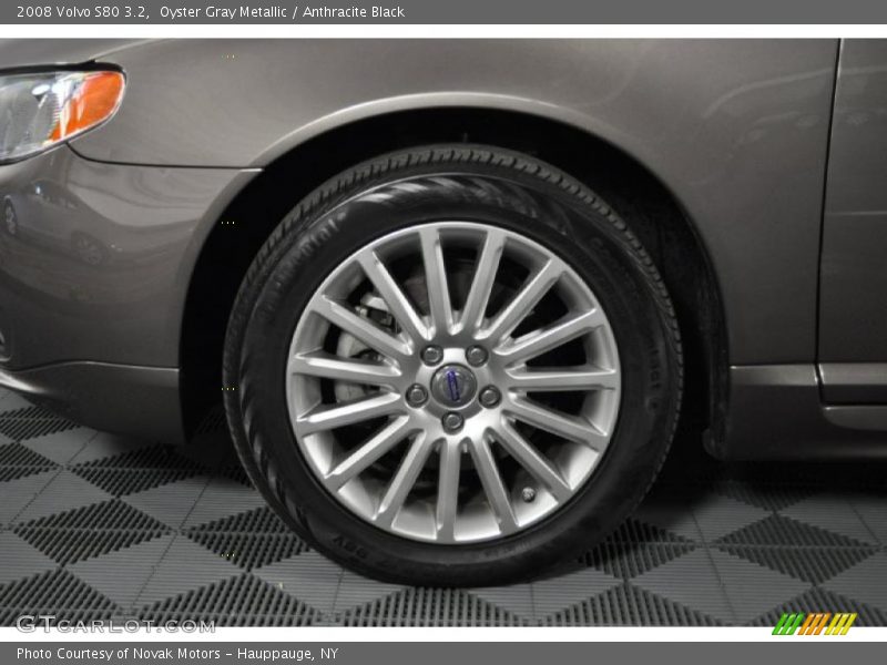 Oyster Gray Metallic / Anthracite Black 2008 Volvo S80 3.2