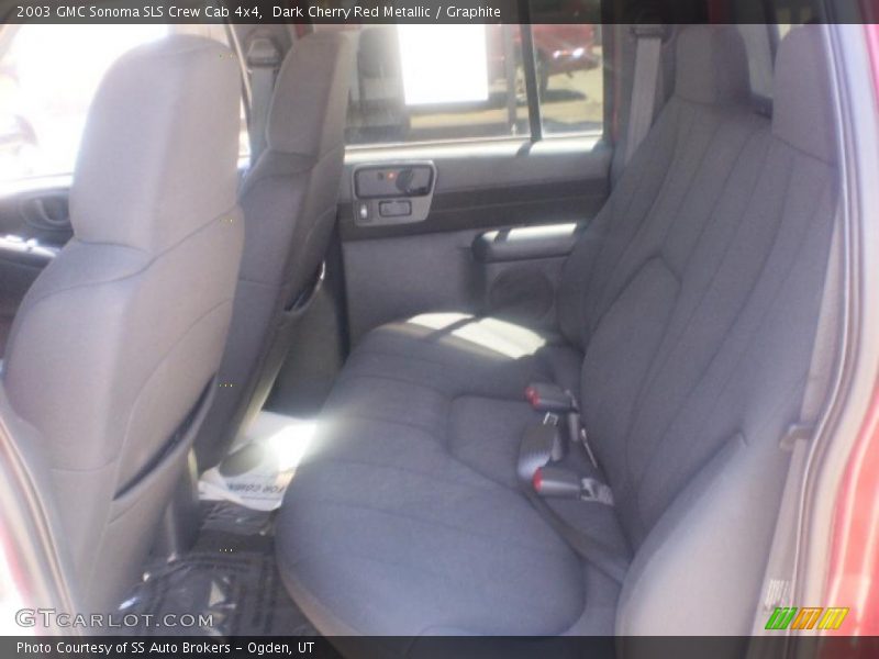 Dark Cherry Red Metallic / Graphite 2003 GMC Sonoma SLS Crew Cab 4x4