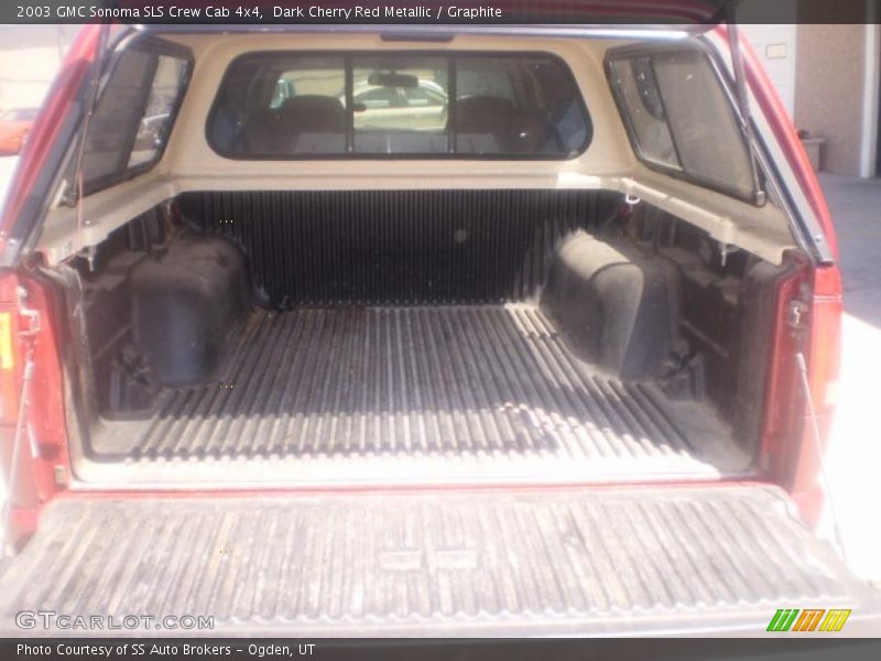 Dark Cherry Red Metallic / Graphite 2003 GMC Sonoma SLS Crew Cab 4x4