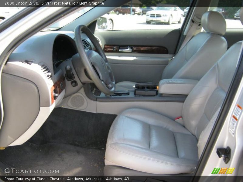 Silver Frost Metallic / Light Graphite 2000 Lincoln LS V8